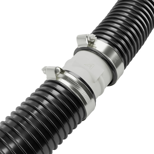 Plast lige samling til PVC bølgepap slange