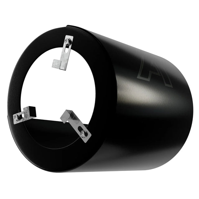 Aluminium luftfilter varmeskjold sort