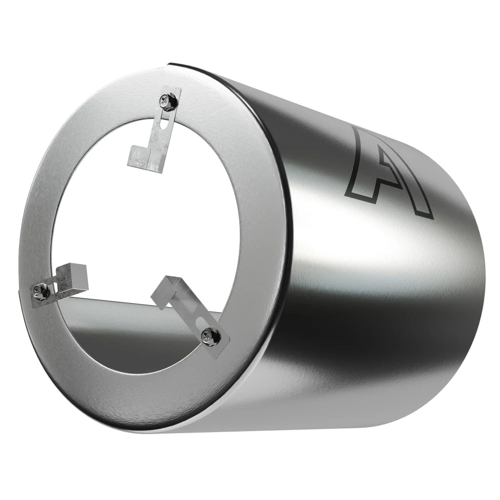 Aluminium luftfilter varmeskjold sølv