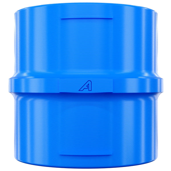 Plastic Straight Connector Blue