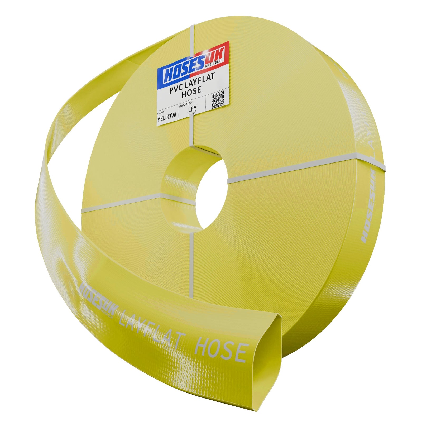 PVC Layflat Hose Yellow