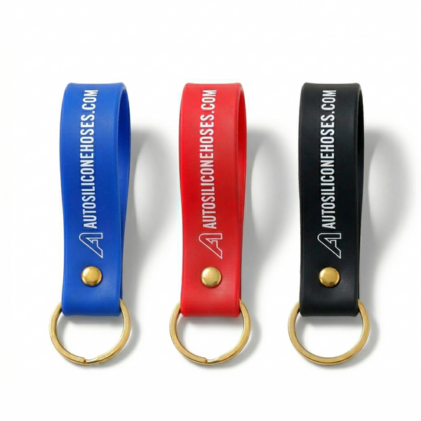 Auto Silicone Hoses Key Ring Silicone Loop