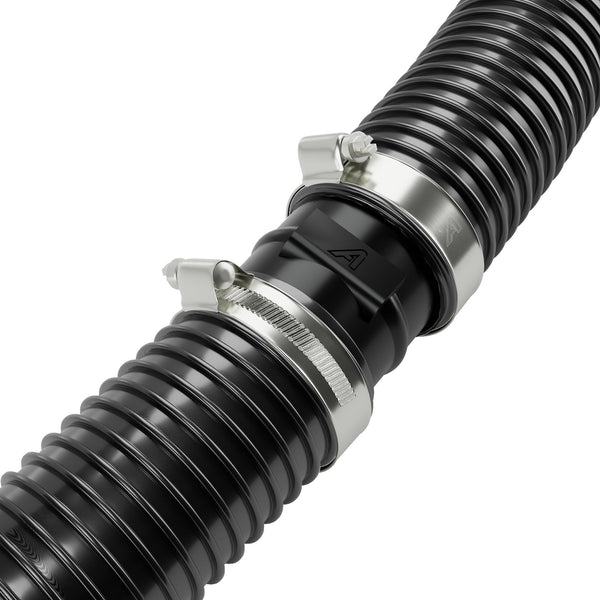 Plast lige samling til PVC bølgepap slange