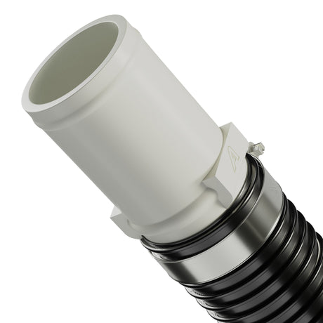 Plast lige samling til PVC bølgepap slange