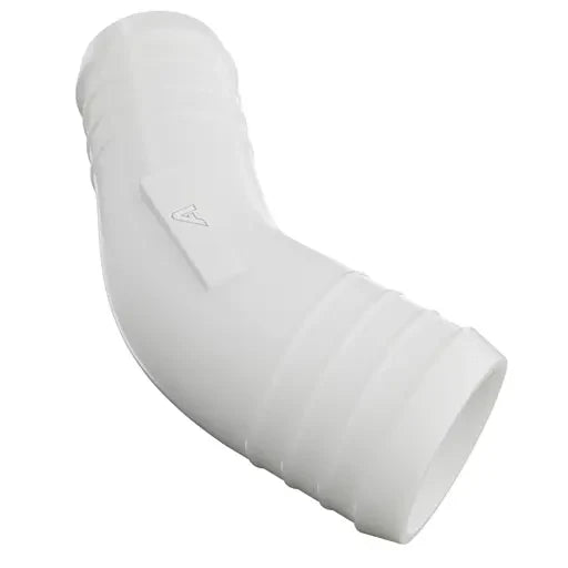 45 graders reduktionsforbindelsesstykke i plast