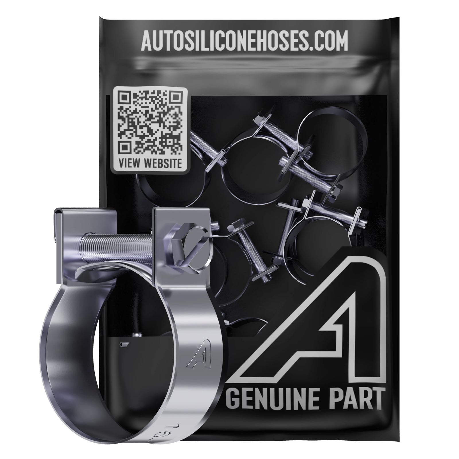 Assorterede mini-slangeklemmer W1 forzinket