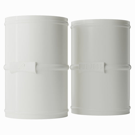 Plast lige samling til polyurethankanaler