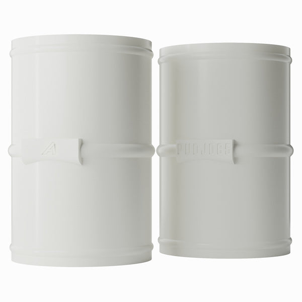 Plast lige samling til polyurethankanaler