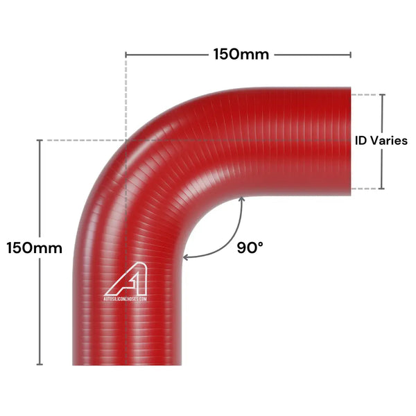 Silicone 90 Degree Hose