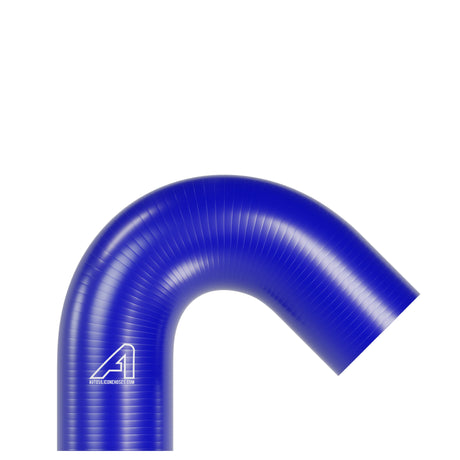 Silicone 135 Degree Hose Blue