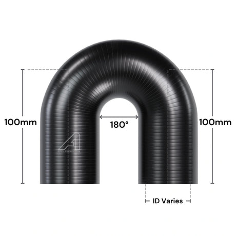 Silicone 180 Degree Hose