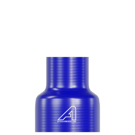 Silikone lige reduktionsslange blå