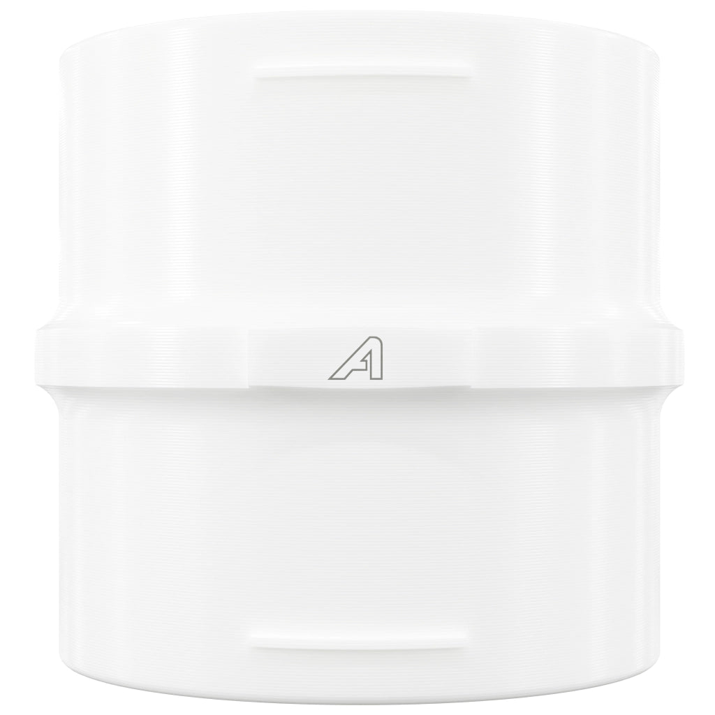 Plastic Straight Connector White